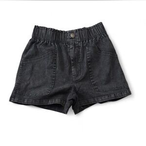 Entro Black High Waist Women Shorts